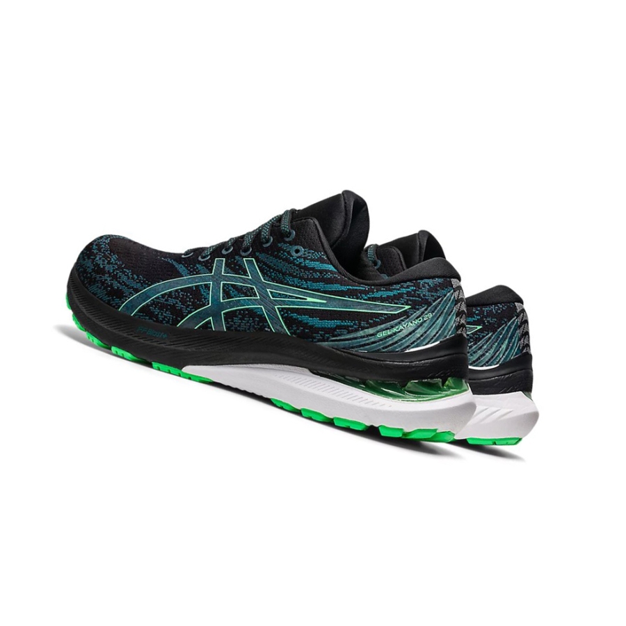 Black / New Leaf Men's Asics GEL-KAYANO 29 Running Shoes | US25709OZ - Asics Outlet Sale