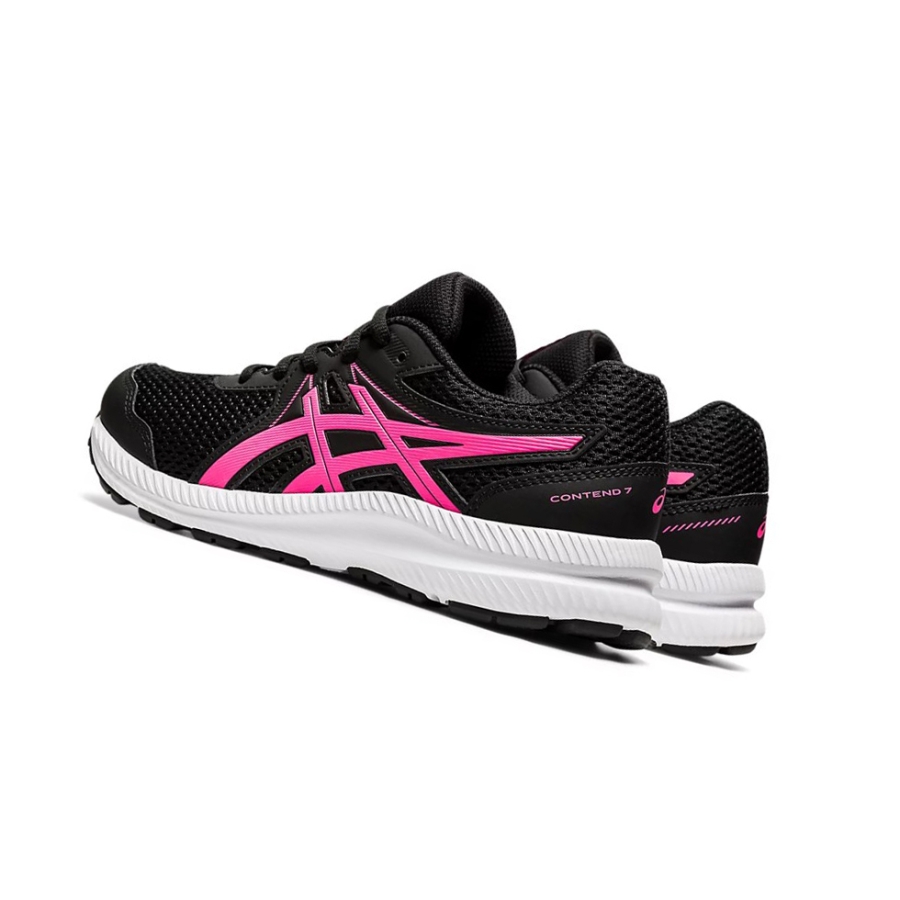 Black / Hot Pink Kids' Asics CONTEND 7 GS Running Shoes | US64237AB - Asics Outlet Sale