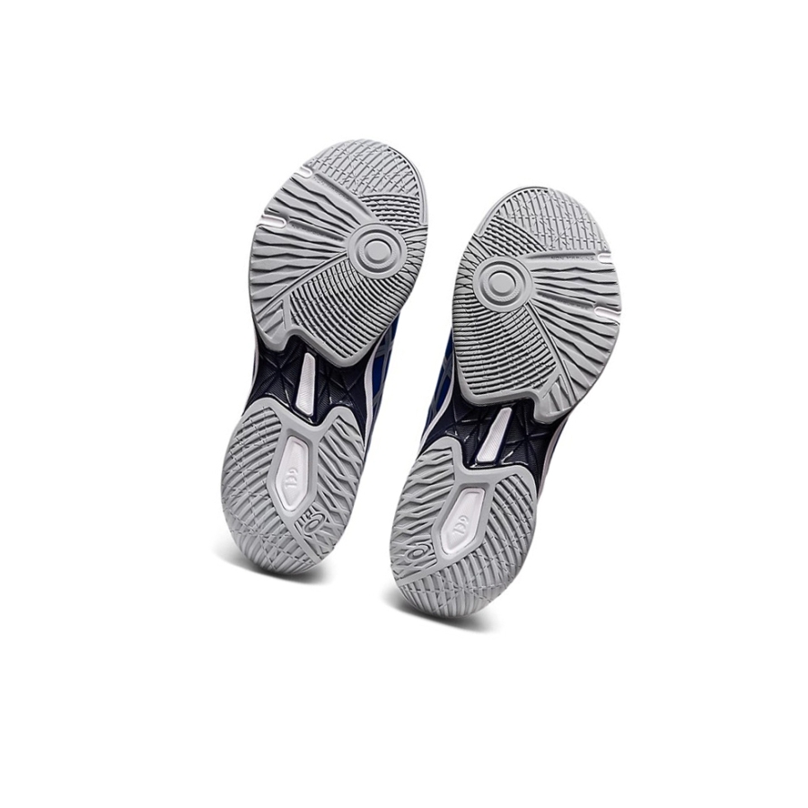 Blue / Pure Silver Men's Asics GEL-ROCKET 10 (2E) Volleyball Shoes | US59612WY - Asics Outlet Sale