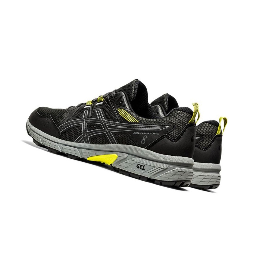 Black Men's Asics GEL-VENTURE 8 Trail Running Shoes | US25176PM - Asics Outlet Sale