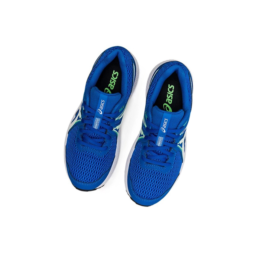 Blue / White Kids' Asics CONTEND 7 GS Running Shoes | US28394FS - Asics Outlet Sale