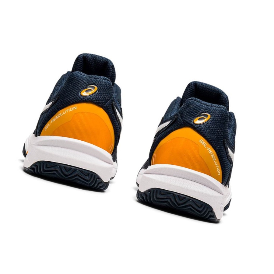 Navy Kids' Asics GEL-RESOLUTION 8 Clay GS Tennis Shoes | US59072KC - Asics Outlet Sale