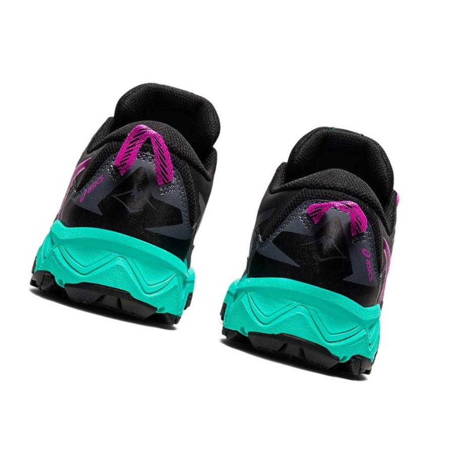 Black Kids' Asics GEL-FUJITRABUCO 8 GS Running Shoes | US37952DZ - Asics Outlet Sale