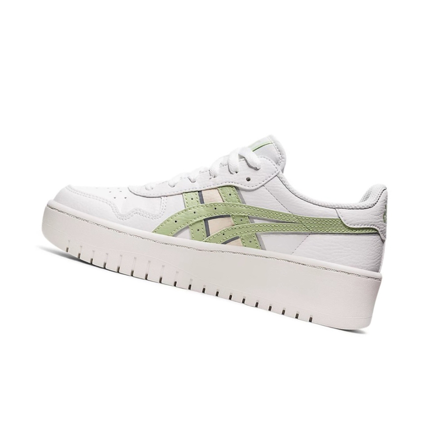 White / Jade Women's Asics JAPAN S PF Sneakers | US43215QF - Asics Outlet Sale