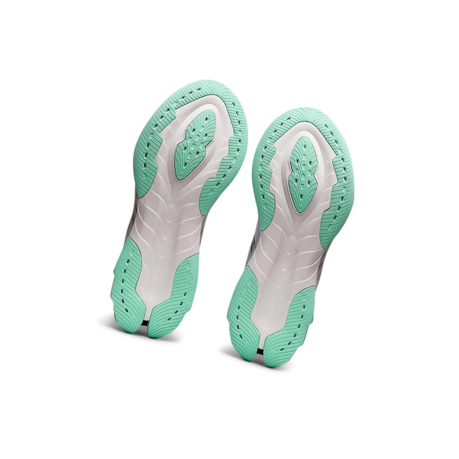 White / Pure Silver Women's Asics KINSEI BLAST Running Shoes | US24891GM - Asics Outlet Sale