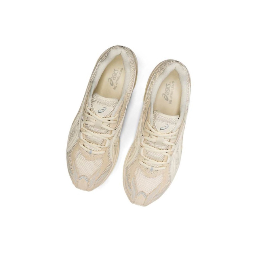 Cream Men's Asics GEL-PRELEUS Sneakers | US03698XK - Asics Outlet Sale