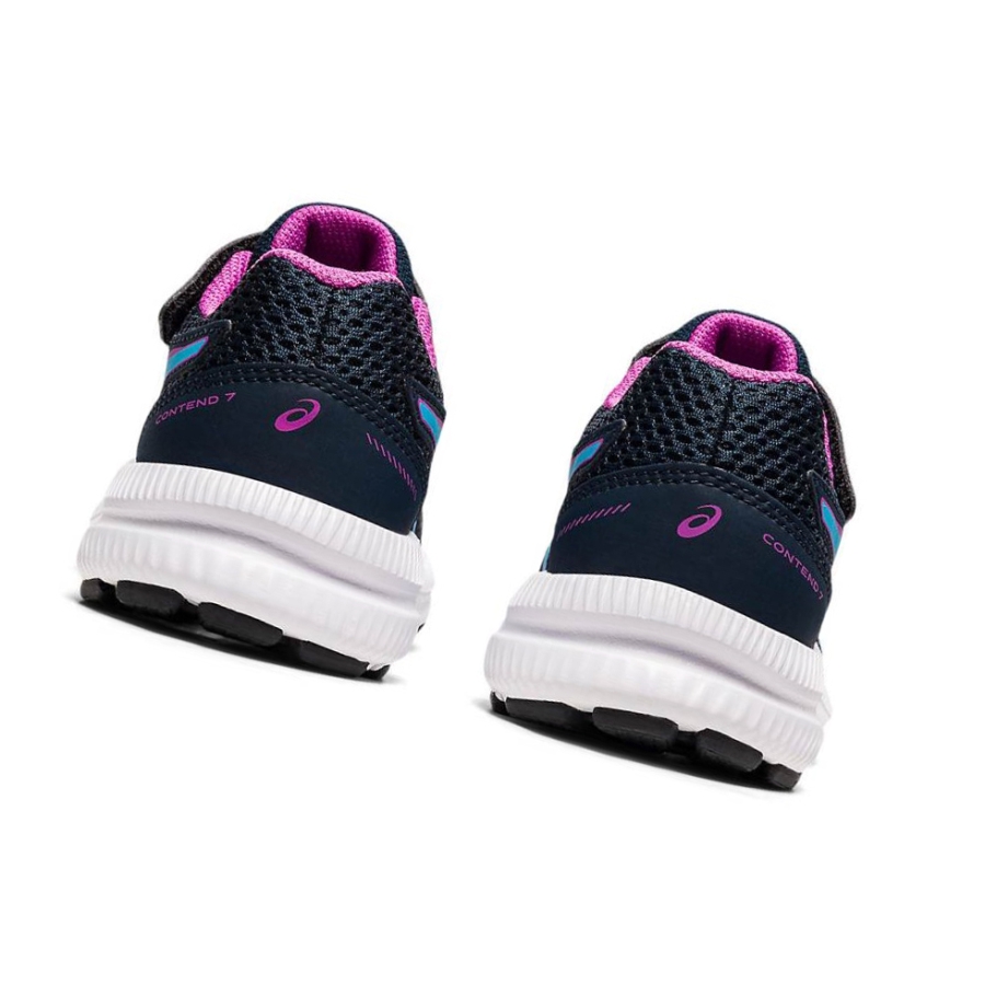 Blue Kids' Asics CONTEND 7 PS Running Shoes | US62498PA - Asics Outlet Sale
