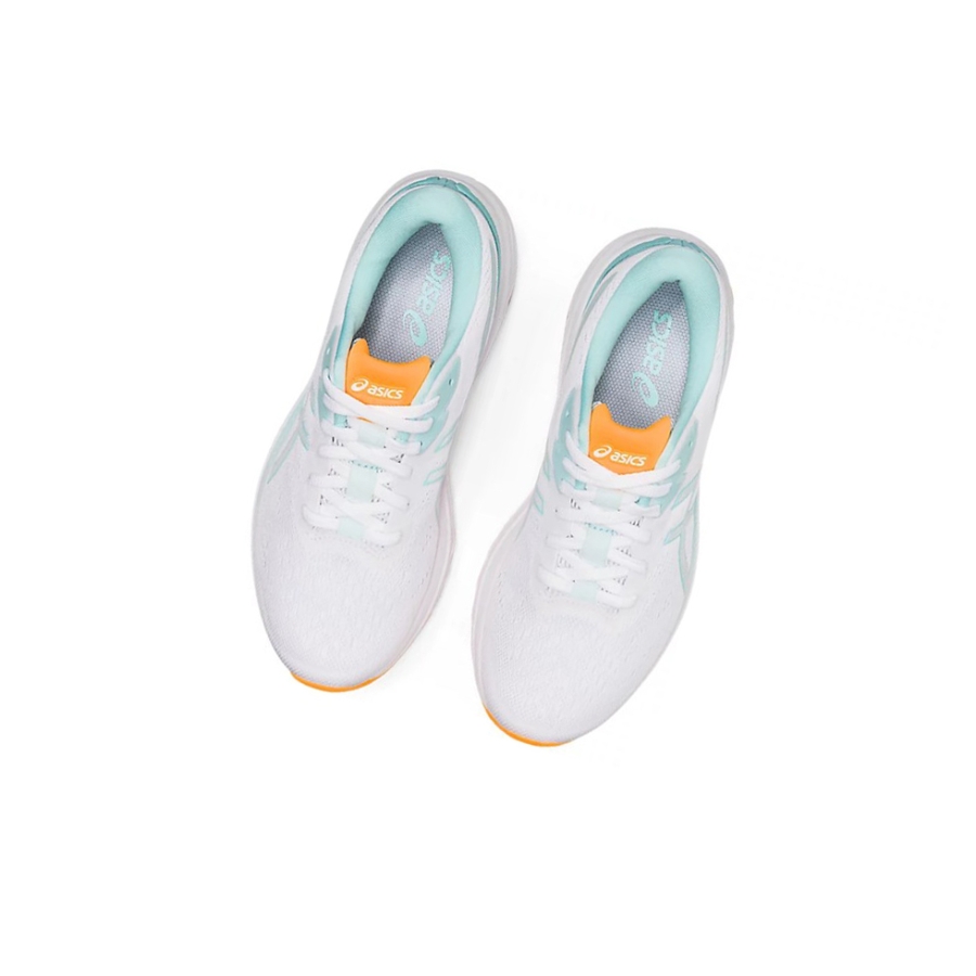 White / Clear Blue Women's Asics GT-1000 11 Running Shoes | US60425OZ - Asics Outlet Sale