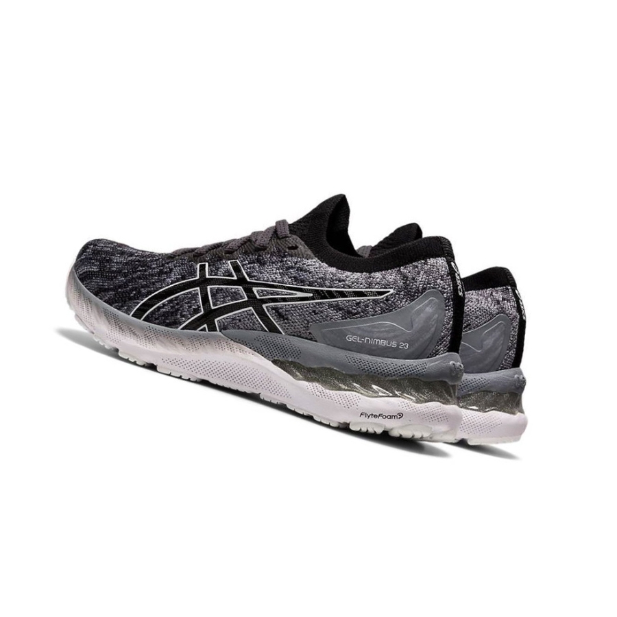 Grey Women's Asics GEL-NIMBUS 23 Knit Running Shoes | US41865HM - Asics Outlet Sale