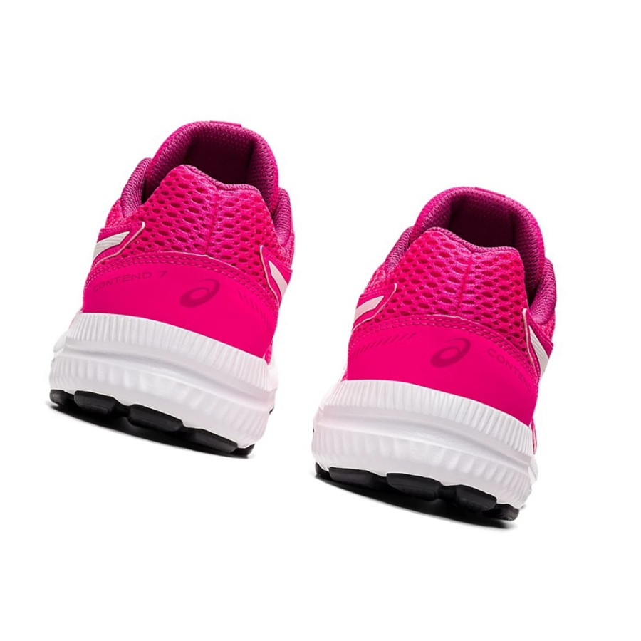 Pink Glo / White Kids' Asics CONTEND 7 GS Running Shoes | US03542DB - Asics Outlet Sale