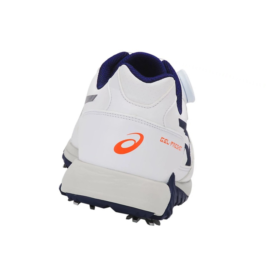 White / Peacoat Men's Asics GEL-PRESHOT BOA Golf Shoes | US59638FQ - Asics Outlet Sale