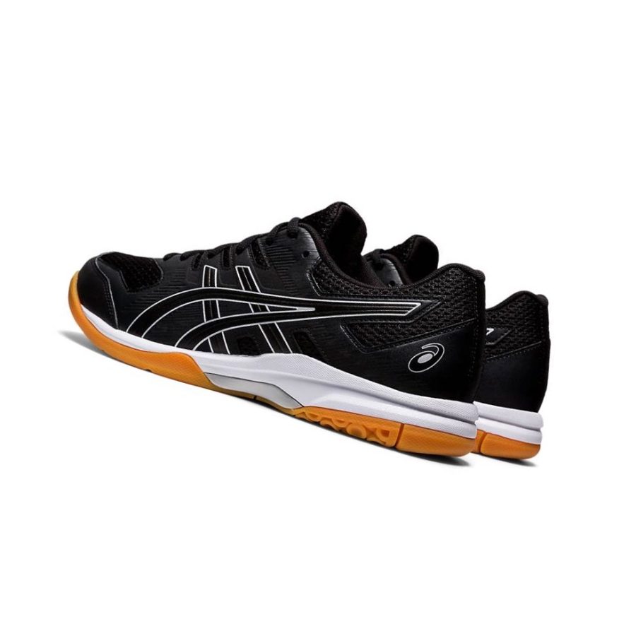 Black Men's Asics GEL-FURTHER UP Volleyball Shoes | US49178PW - Asics Outlet Sale
