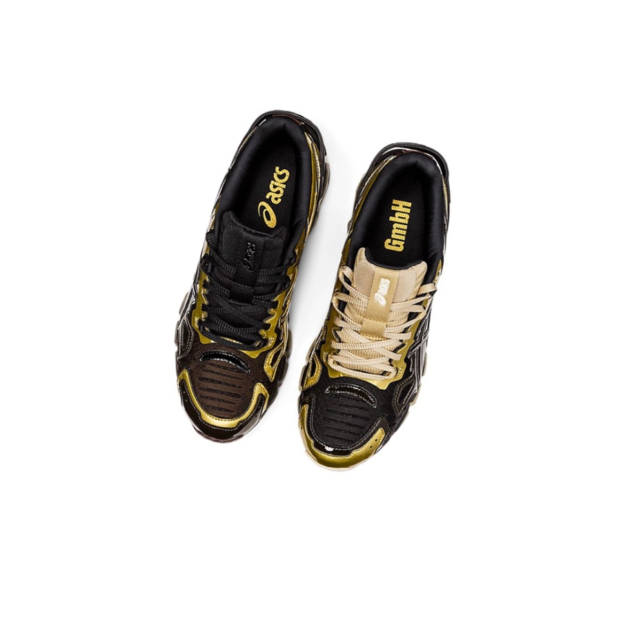 Rich Gold / Black Coffee Men's Asics GmbH x GEL-QUANTUM 360 6 Sneakers | US64509ZN - Asics Outlet Sale