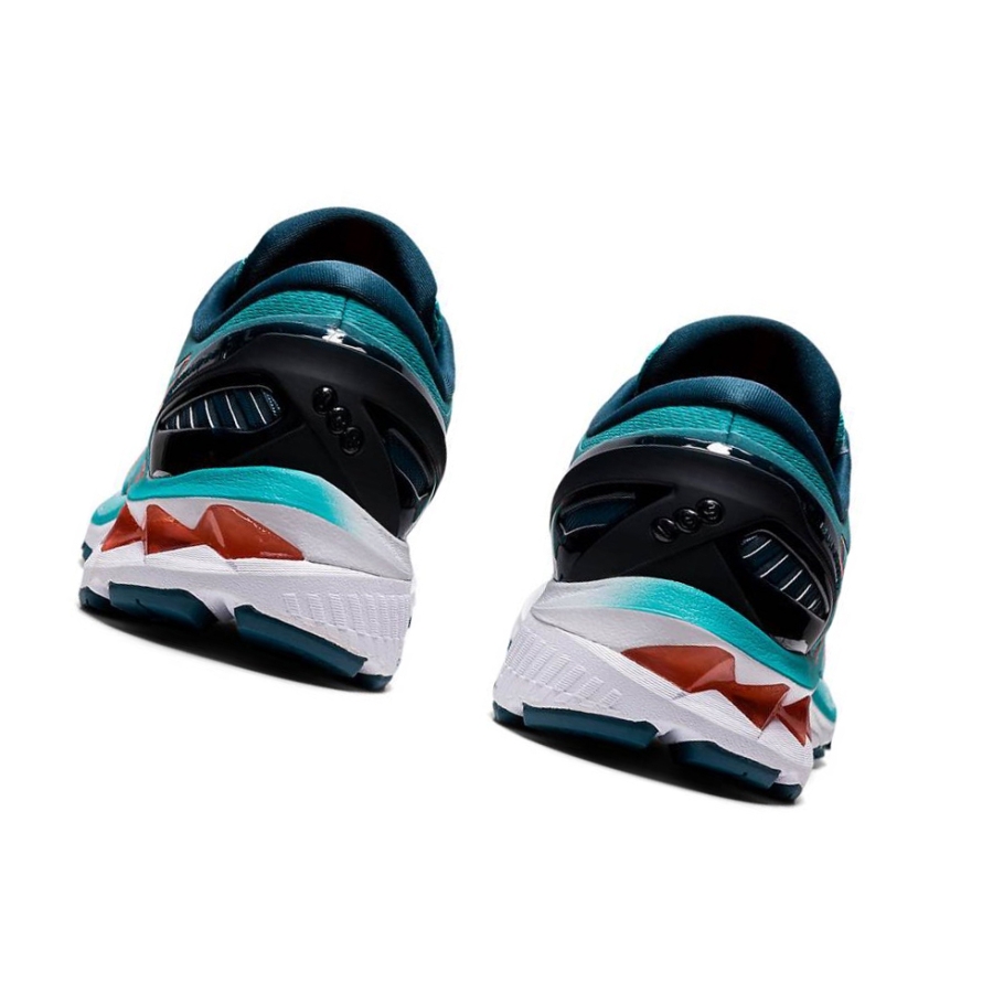 Turquoise Women's Asics GEL-KAYANO 27 Running Shoes | US08349XI - Asics Outlet Sale