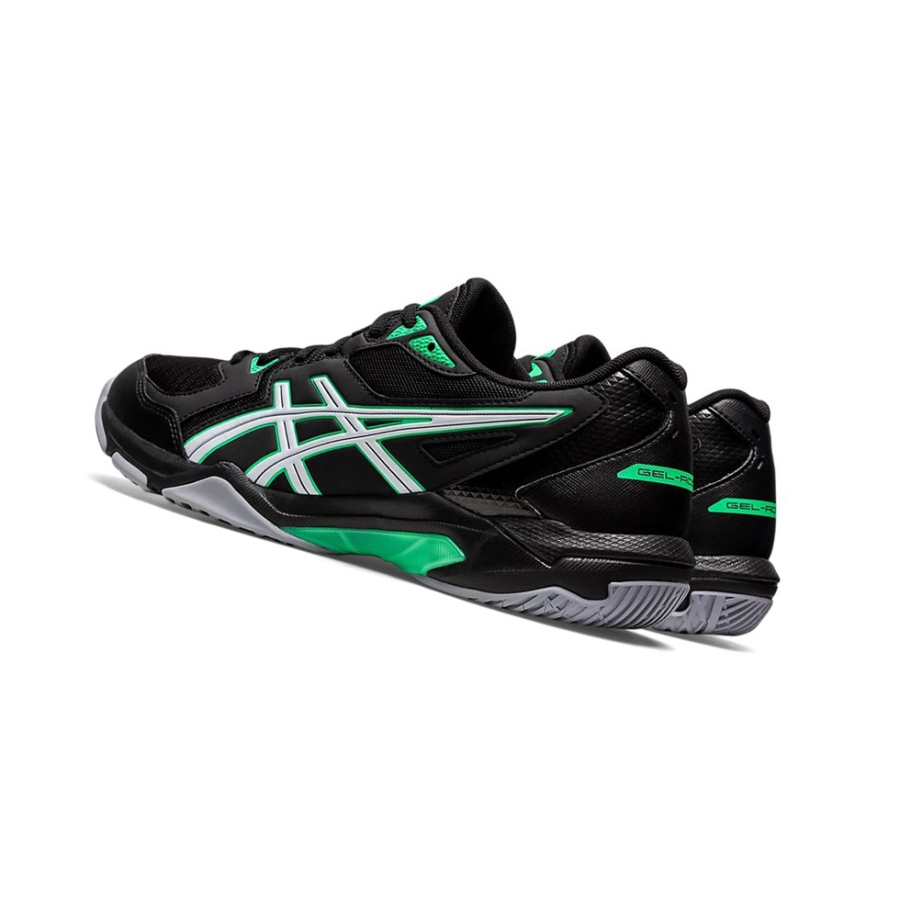 Black / New Leaf Men's Asics GEL-ROCKET 10 Volleyball Shoes | US92750AJ - Asics Outlet Sale