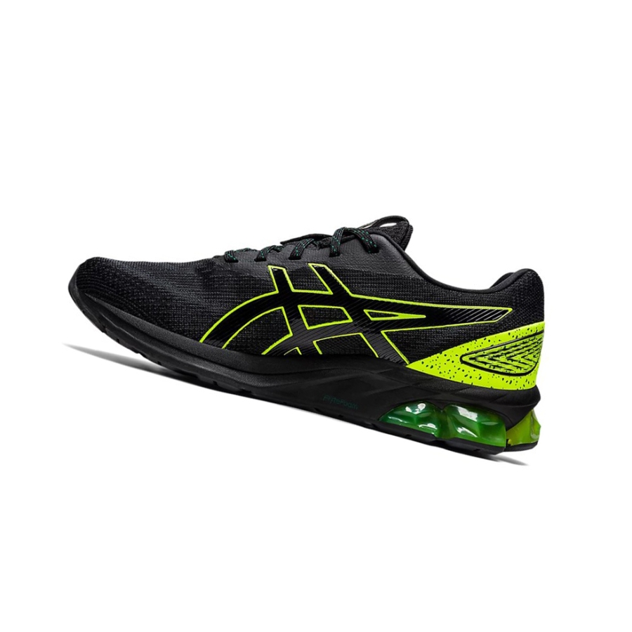 Black / Safety Yellow Men's Asics GEL-QUANTUM 180 VII Sneakers | US34015WN - Asics Outlet Sale