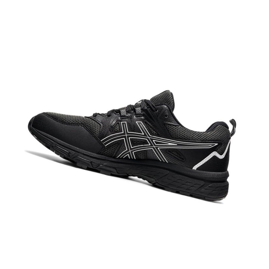 Black Men's Asics GEL-VENTURE 8 Extra Wide Trail Running Shoes | US78624KB - Asics Outlet Sale