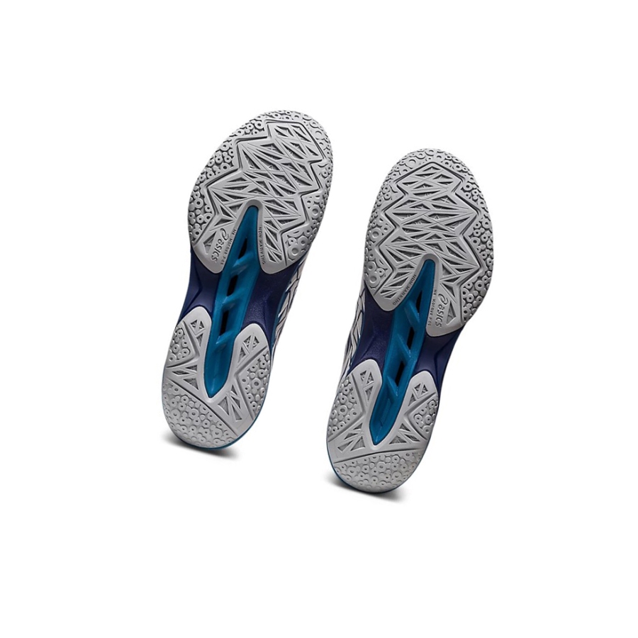 White / Deep Ocean Men's Asics BLAST FF 3 Volleyball Shoes | US05617TU - Asics Outlet Sale