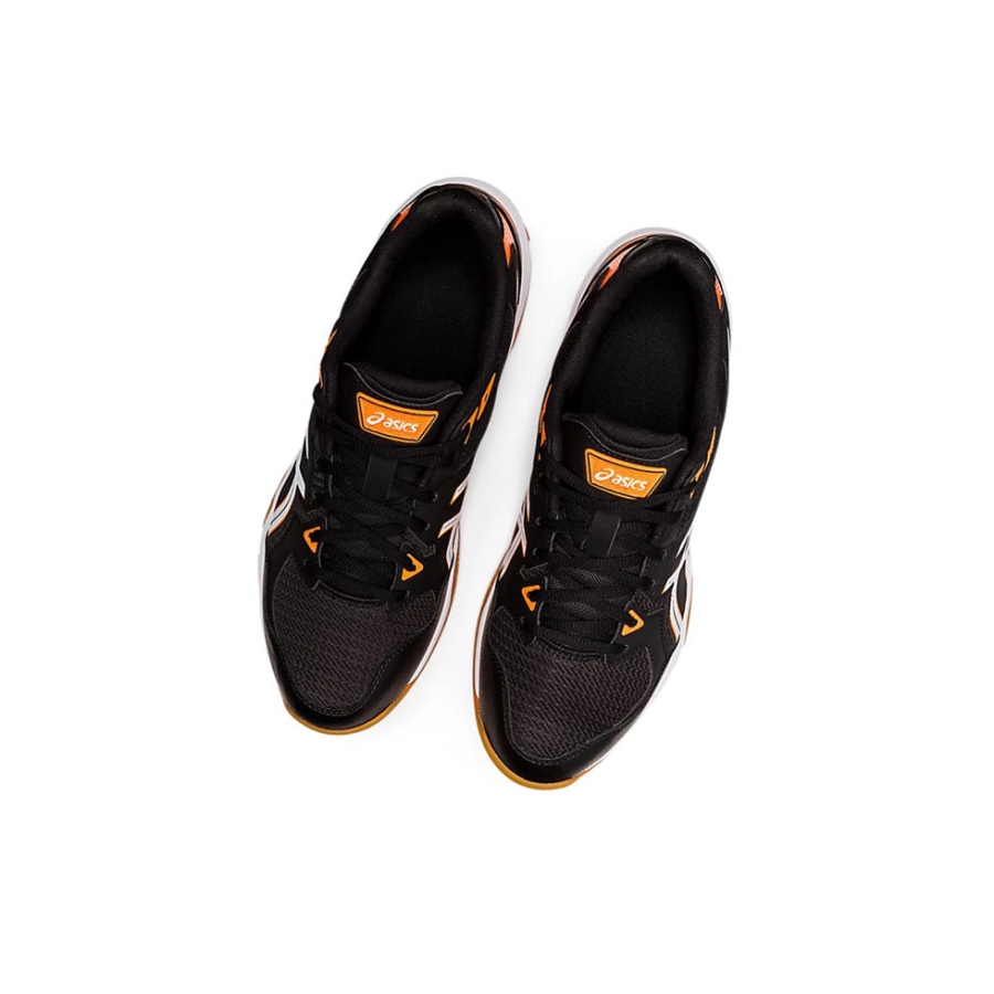 Black / Shocking Orange Men's Asics GEL-ROCKET 10 (2E) Volleyball Shoes | US16284KO - Asics Outlet Sale