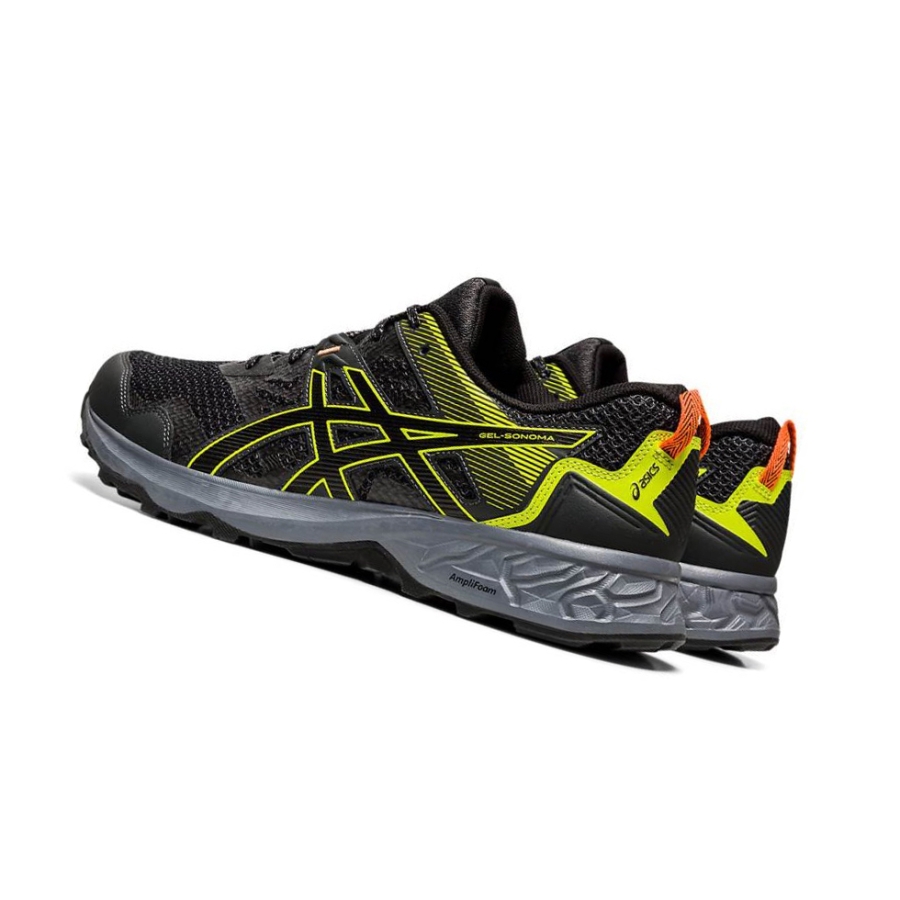 Black Men's Asics GEL-SONOMA 5 Trail Running Shoes | US40875CE - Asics Outlet Sale
