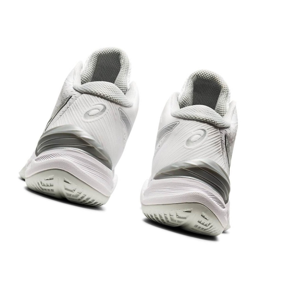 White Women's Asics SKY ELITE FF MT Volleyball Shoes | US54960ZO - Asics Outlet Sale