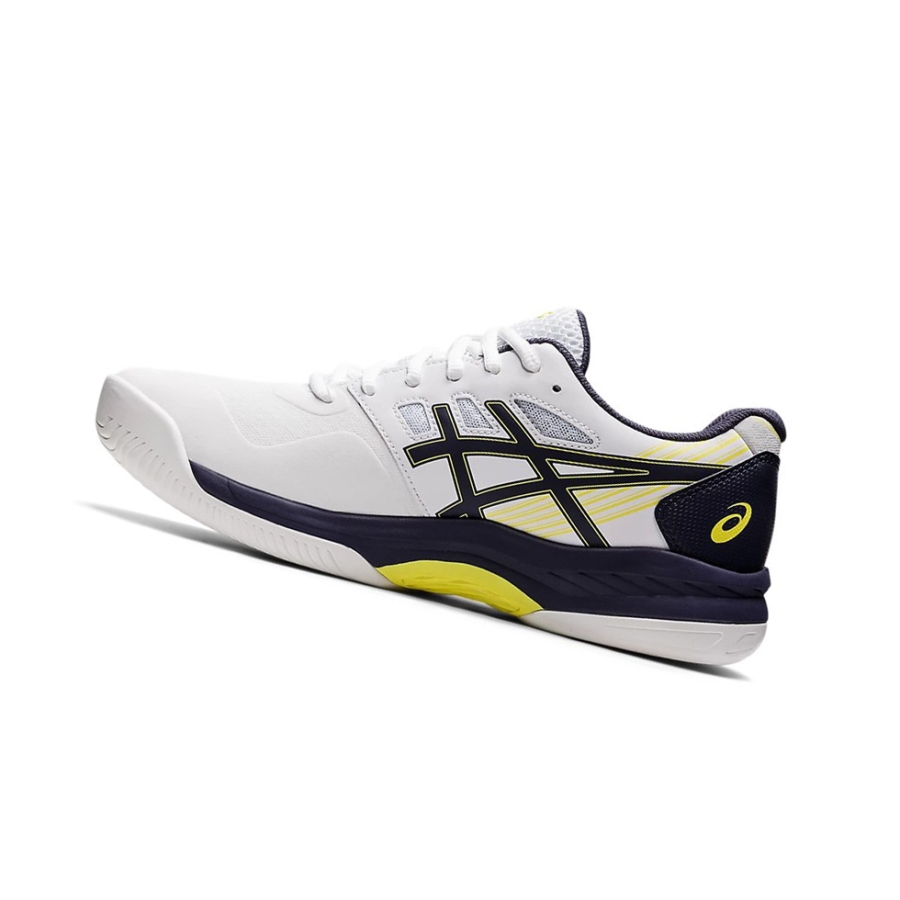 White / Indigo Fog Men's Asics GEL-GAME 8 Tennis Shoes | US54163NJ - Asics Outlet Sale