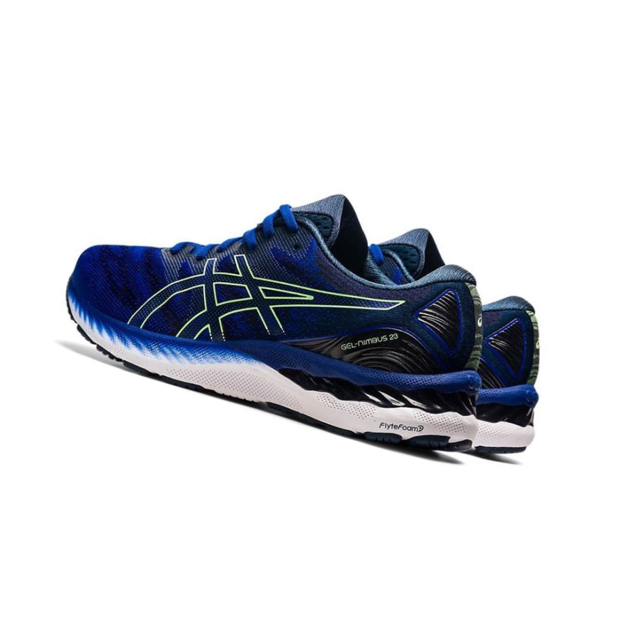 Blue Men's Asics GEL-NIMBUS 23 Running Shoes | US76359JZ - Asics Outlet Sale