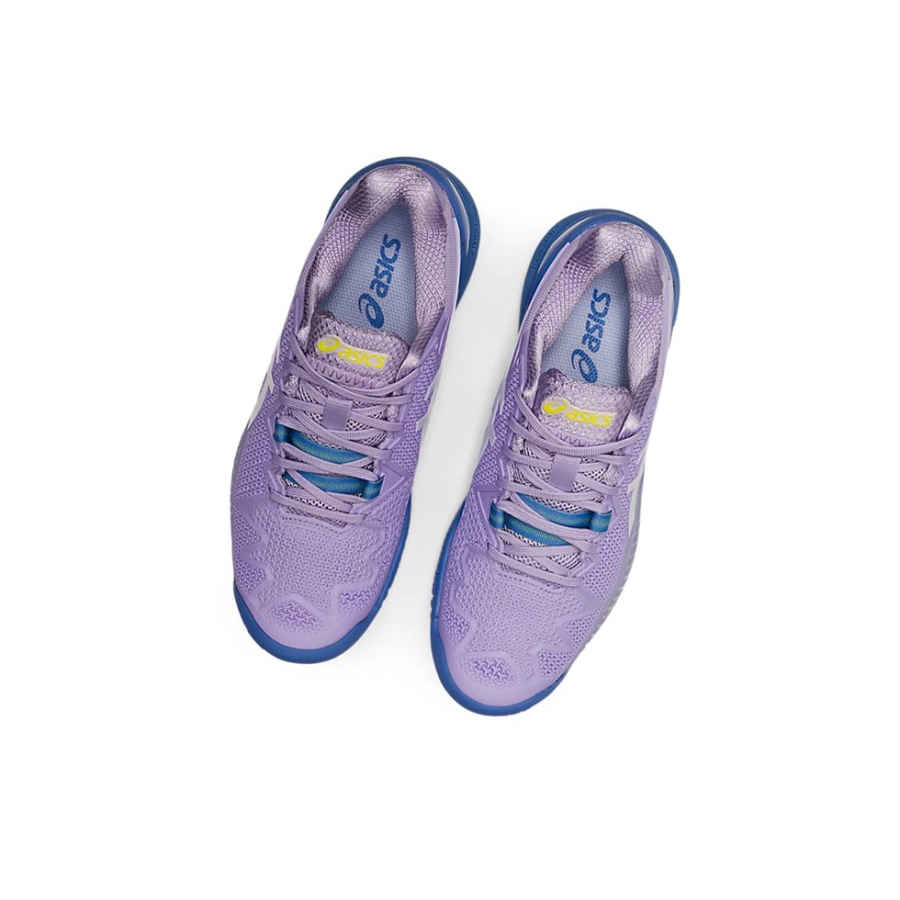 Murasaki / White Women's Asics GEL-RESOLUTION 8 Tennis Shoes | US02413ZI - Asics Outlet Sale