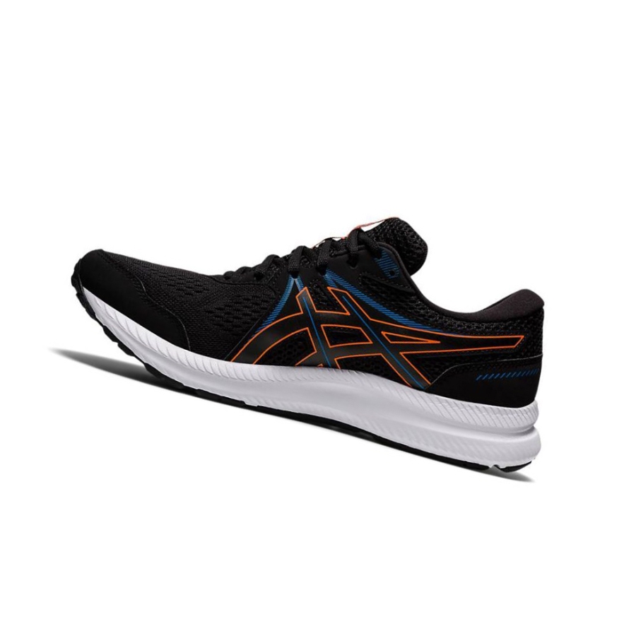 Black Men's Asics GEL-CONTEND 7 Running Shoes | US18593SB - Asics Outlet Sale