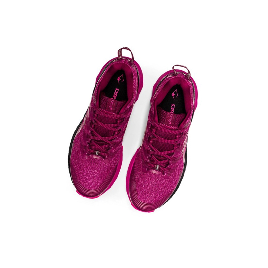Dried Berry / Fuchsia Red Women's Asics GEL-Trabuco 10 Trail Running Shoes | US81643UD - Asics Outlet Sale