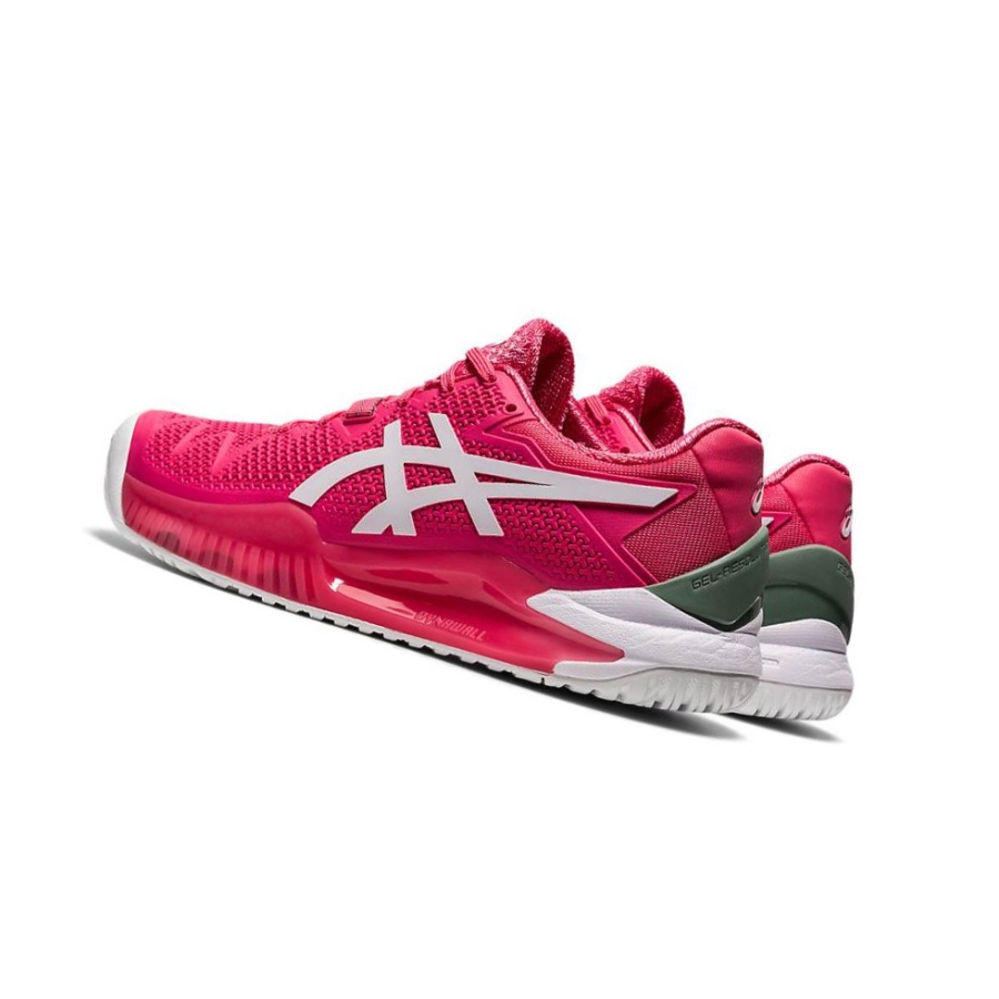 Pink Women's Asics GEL-RESOLUTION 8 Tennis Shoes | US28035TQ - Asics Outlet Sale