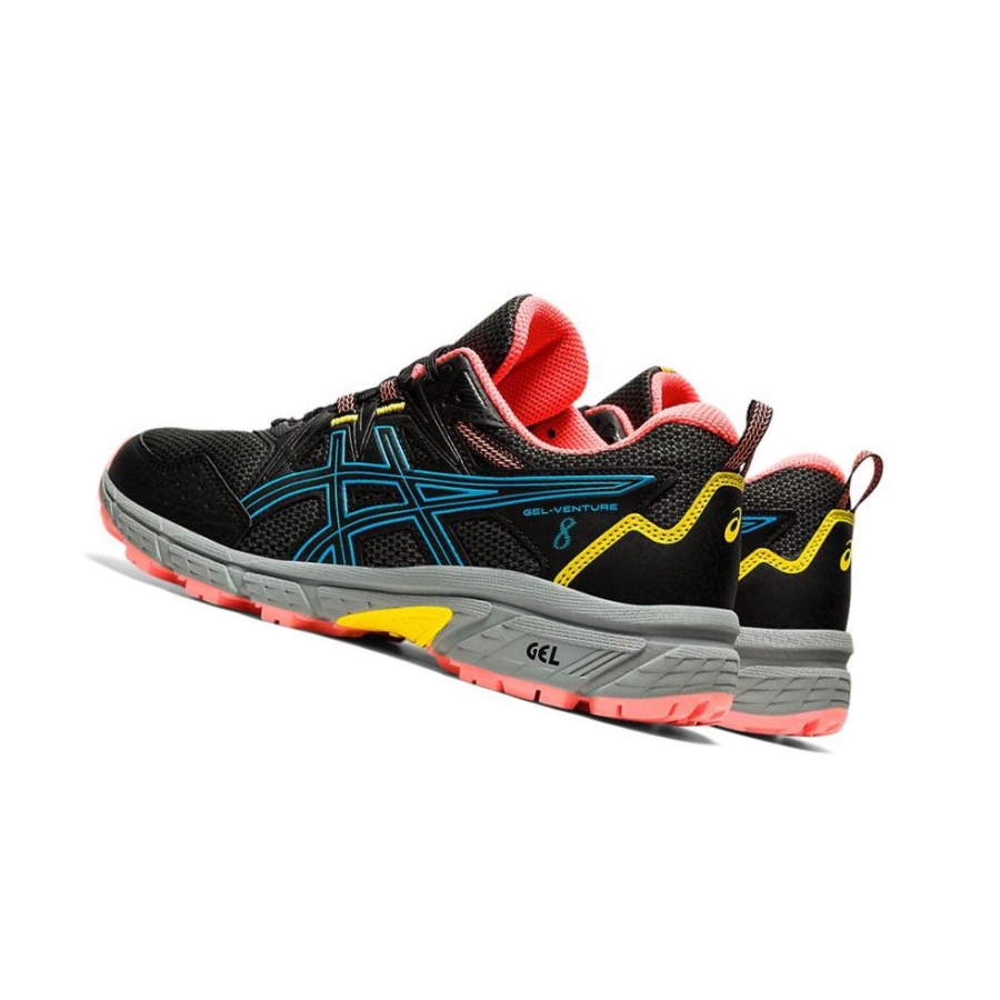 Black Women's Asics GEL-VENTURE 8 Trail Running Shoes | US87613PU - Asics Outlet Sale