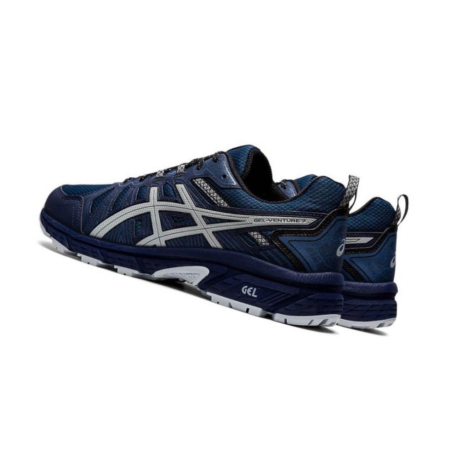 Navy Men's Asics GEL-VENTURE 7 Trail Trail Running Shoes | US70329WH - Asics Outlet Sale