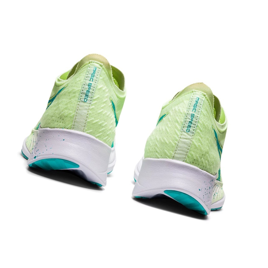 Illuminate Yellow / Sea Glass Women's Asics MAGIC SPEED Running Shoes | US73159LG - Asics Outlet Sale
