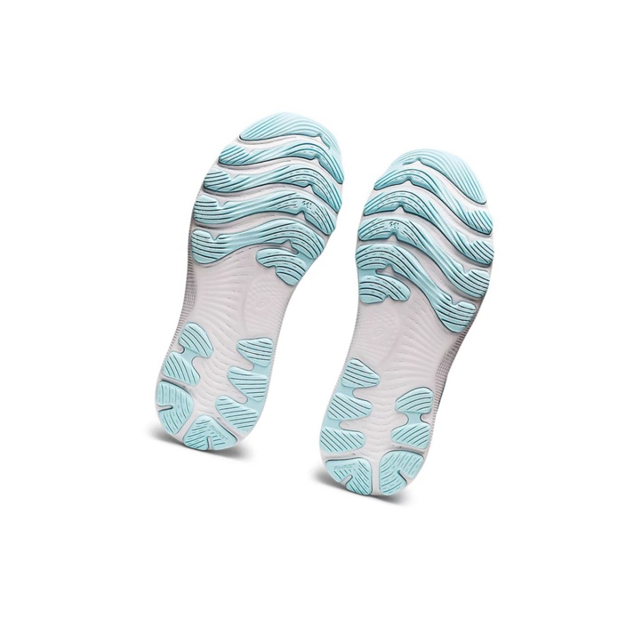 Sage / Clear Blue Women's Asics GEL-NIMBUS 24 (D) Running Shoes | US93780VQ - Asics Outlet Sale