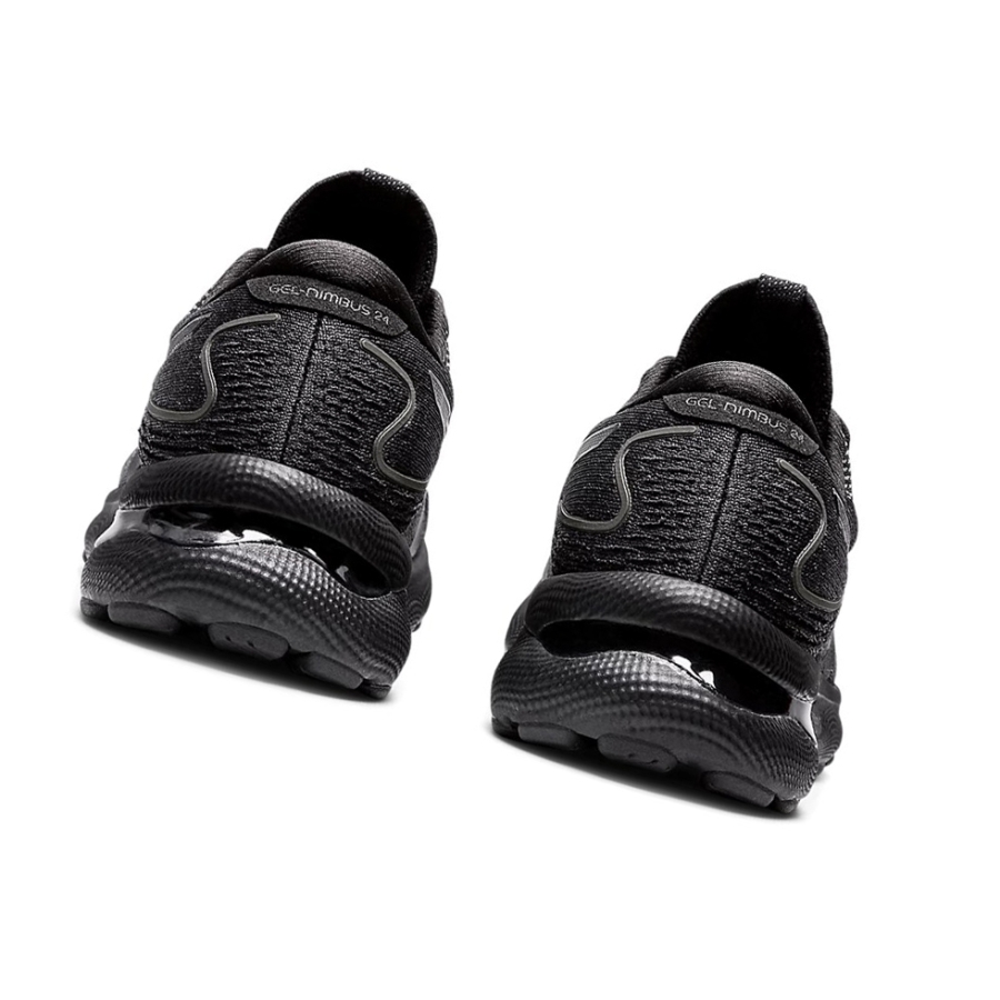 Black / Black Women's Asics GEL-NIMBUS 24 Running Shoes | US83174PV - Asics Outlet Sale