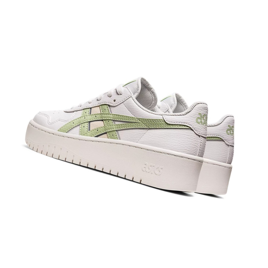 White / Jade Women's Asics JAPAN S PF Sneakers | US43215QF - Asics Outlet Sale