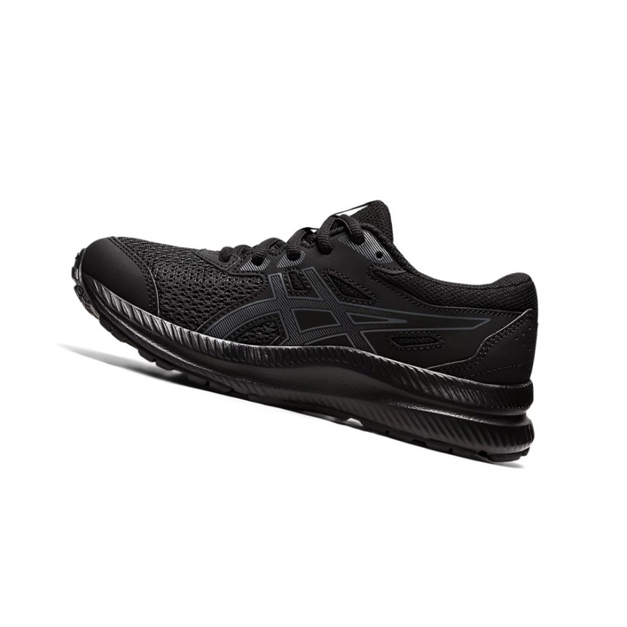 Black / Carrier Grey Kids' Asics CONTEND 8 GS Running Shoes | US52847QS - Asics Outlet Sale