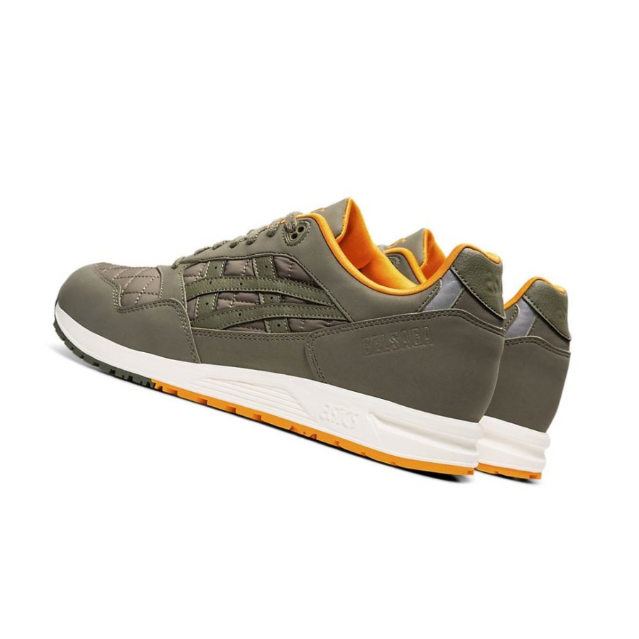 Olive Men's Asics GEL-SAGA Sneakers | US92840YZ - Asics Outlet Sale