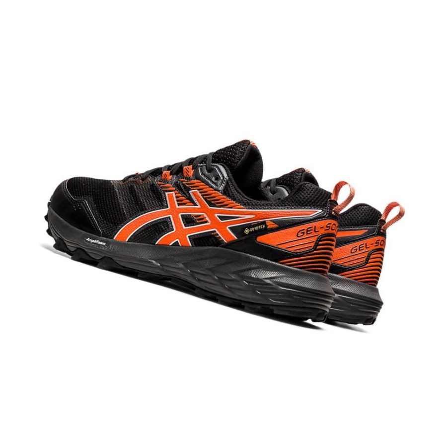 Black Men's Asics GEL-SONOMA 6 G-TX Trail Running Shoes | US83069XN - Asics Outlet Sale