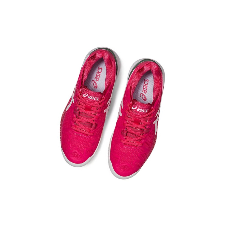 Pink Cameo / White Women's Asics GEL-RESOLUTION 8 Tennis Shoes | US58976BU - Asics Outlet Sale