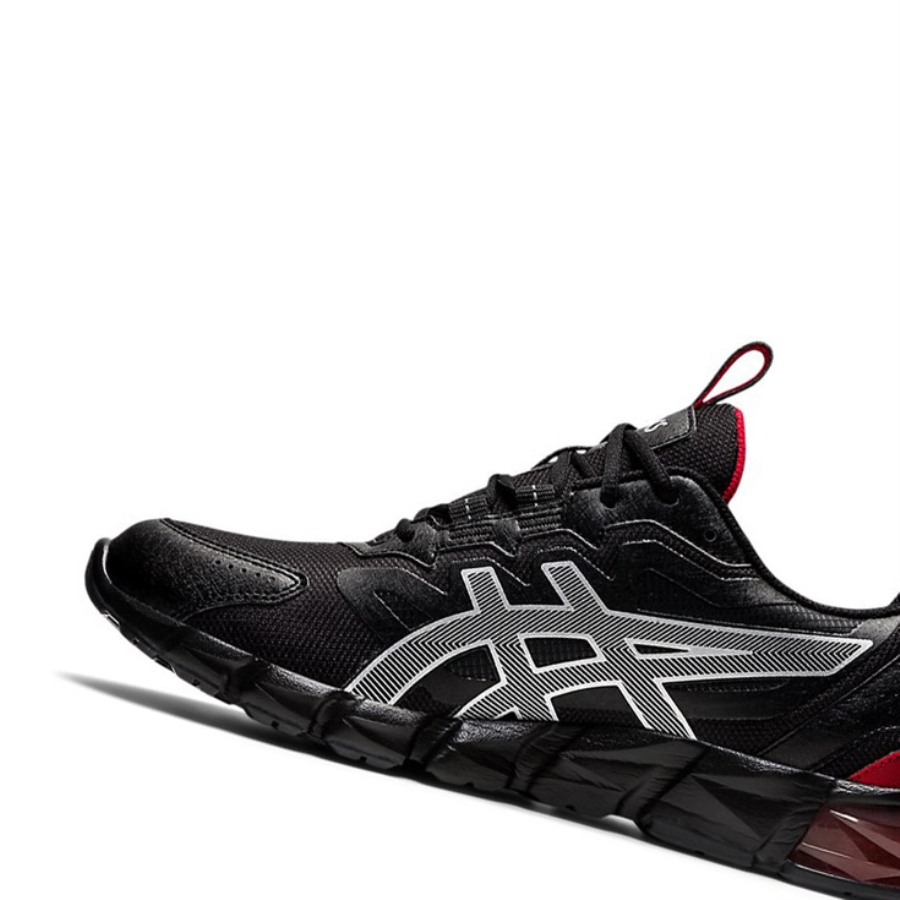 Black / Classic Red Men's Asics GEL-QUANTUM 90 Sneakers | US25438YN - Asics Outlet Sale