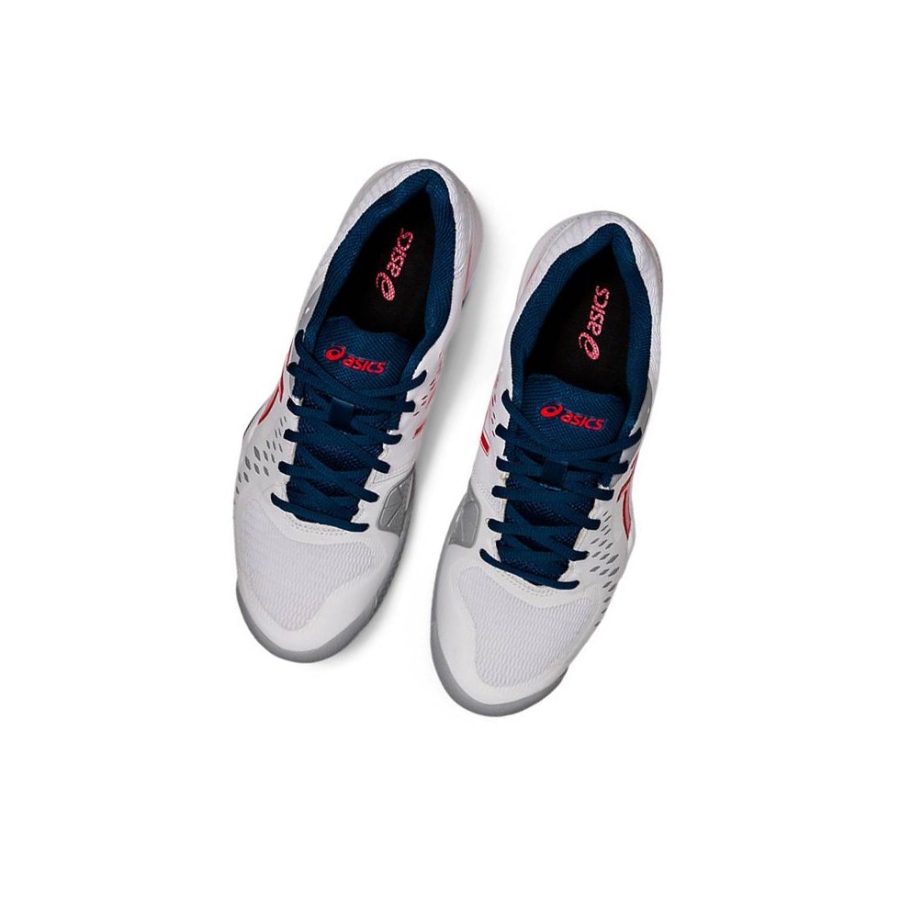 White Men's Asics GEL-CHALLENGER 12 Tennis Shoes | US05382VE - Asics Outlet Sale