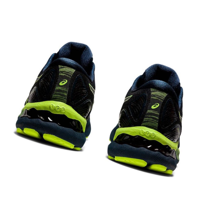 Navy Men's Asics GEL-NIMBUS 23 LITE-SHOW Running Shoes | US75843XW - Asics Outlet Sale