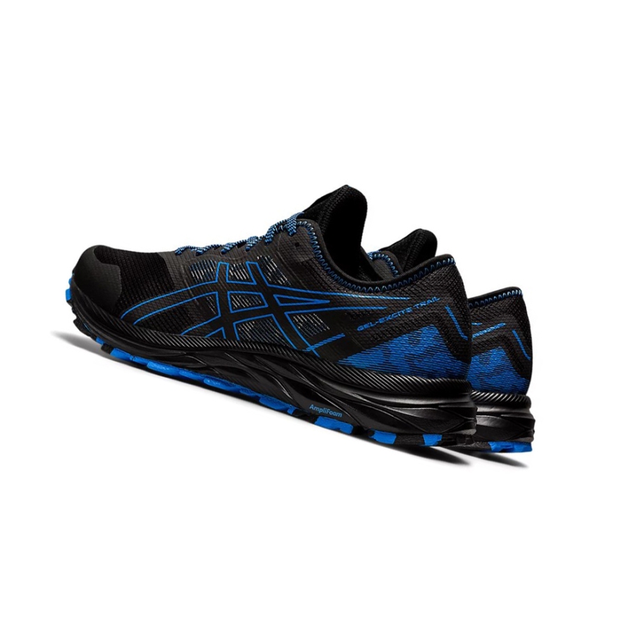 Black / Blue Men's Asics GEL-EXCITE TRAIL Running Shoes | US07158PW - Asics Outlet Sale