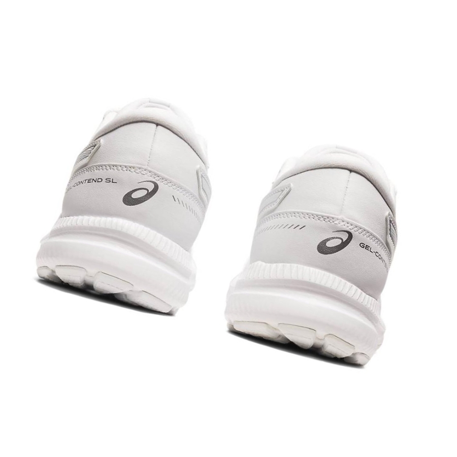White Women's Asics GEL-CONTEND SL Running Shoes | US83571CZ - Asics Outlet Sale