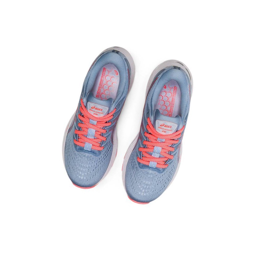 Light Blue Kids' Asics GEL-KAYANO 28 GS Running Shoes | US75698TB - Asics Outlet Sale