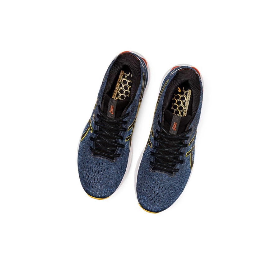 Azure / Amber Men's Asics GEL-NIMBUS 24 Running Shoes | US05437AD - Asics Outlet Sale