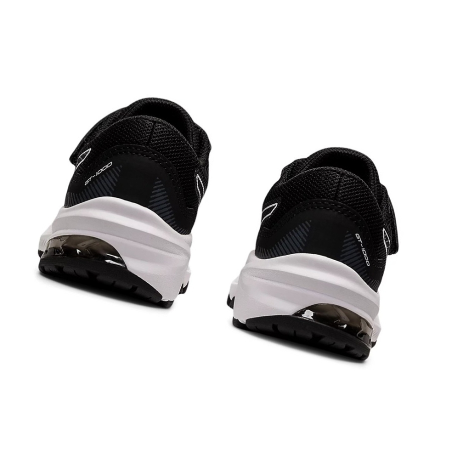 Black / White Kids' Asics GT-1000 11 PS Running Shoes | US60713GZ - Asics Outlet Sale