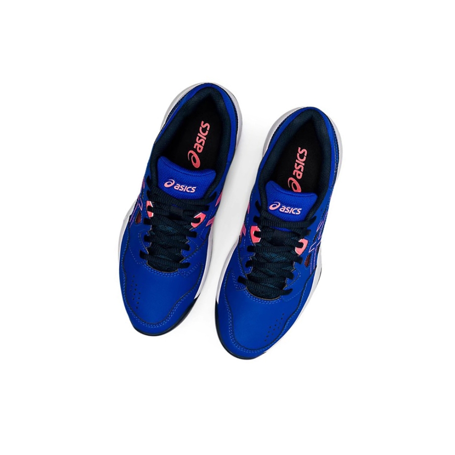 Blue / Blazing Coral Women's Asics GEL-RENMA Tennis Shoes | US18053RW - Asics Outlet Sale